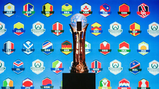 The Overwatch World Cup 2023 Trophy
